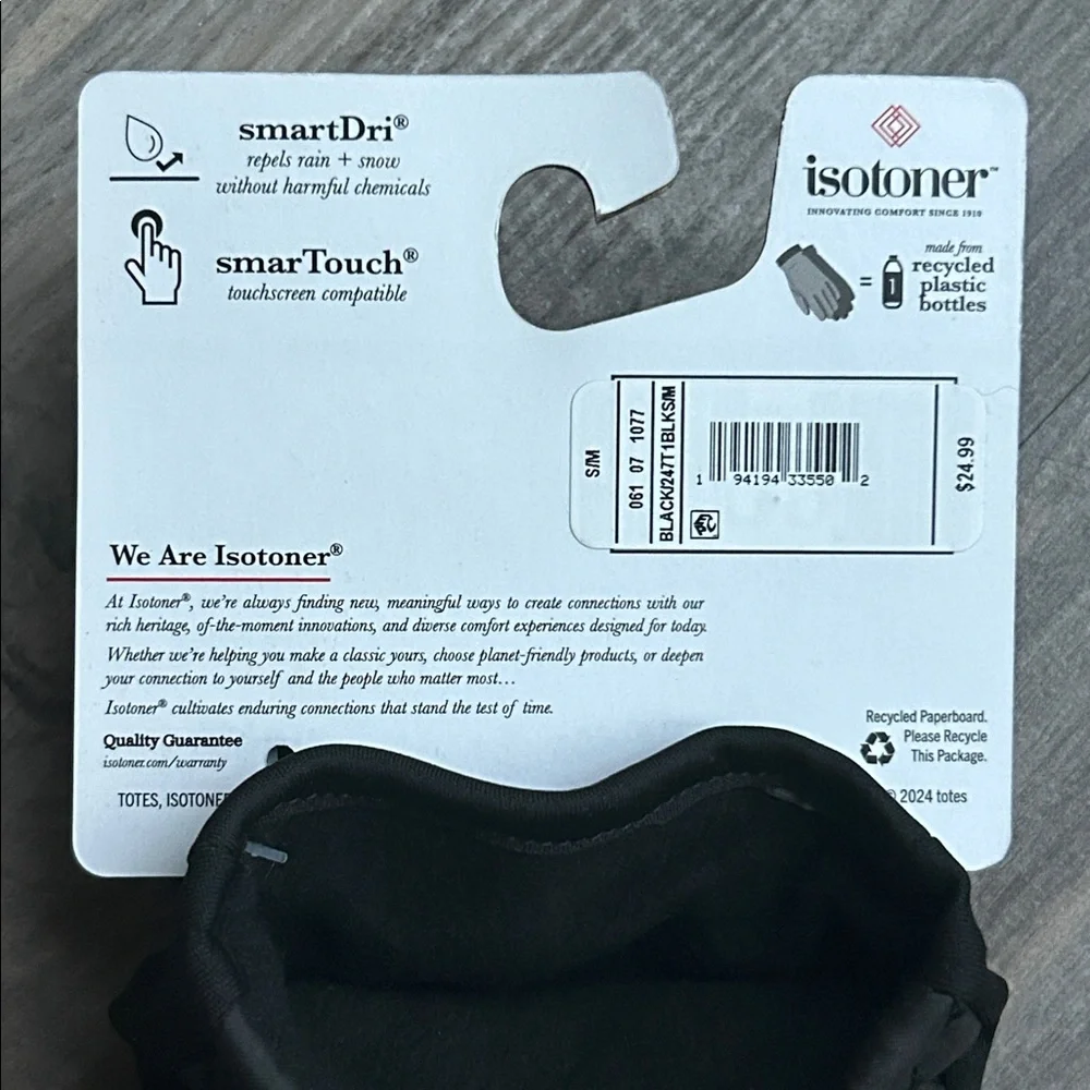NWT Isotoner Gloves